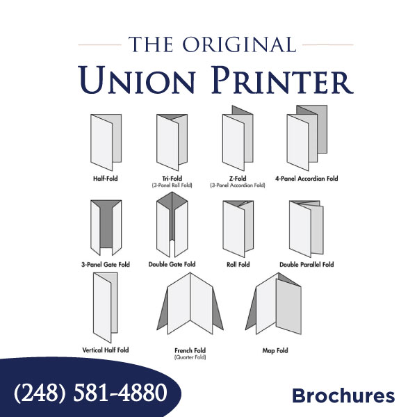 Bi Fold Brochures - 8.5x11 for your Campaign - Union Printed